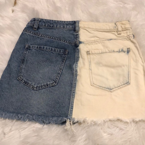 *2 FOR $20~We The Free| Bleached Zip Jean Skirt - Picture 4 of 4